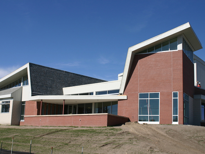 Glass work done by Tri-County Glass Inc. | University of NE Curtis Vet Tech Building